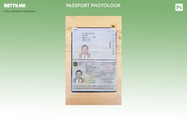 Модерен стил Португалија помине (сегашна) шаблон за изглед на фотографија